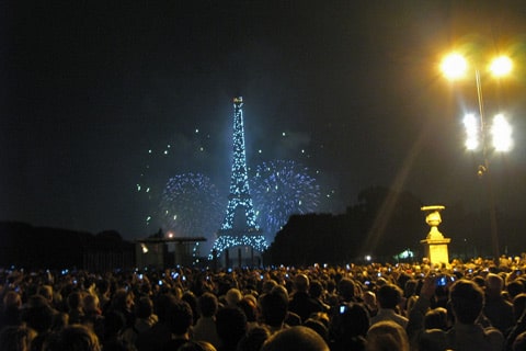 מגדל האייפל ביום הבסטיליה