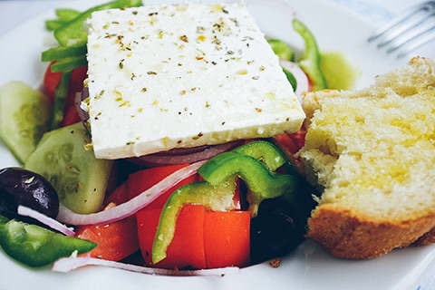 אוכל בסנטוריני יוון