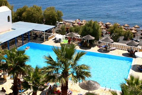 Kamari-Beach סנטוריני