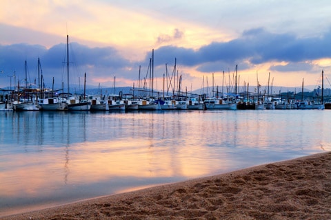 שקיעה טיפוסית של האזור