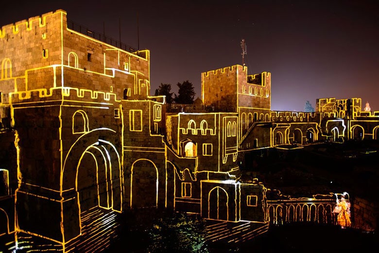 עיר דוד בלילה