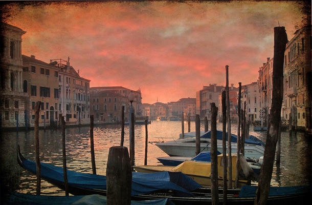 שקיעה מדהימה בונציה