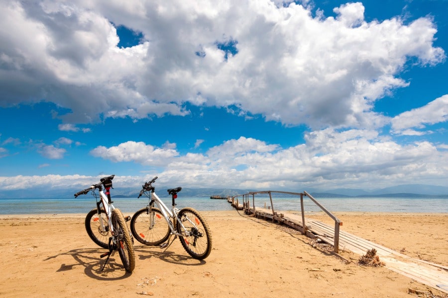 האי קורפו רכיבה על אופניים