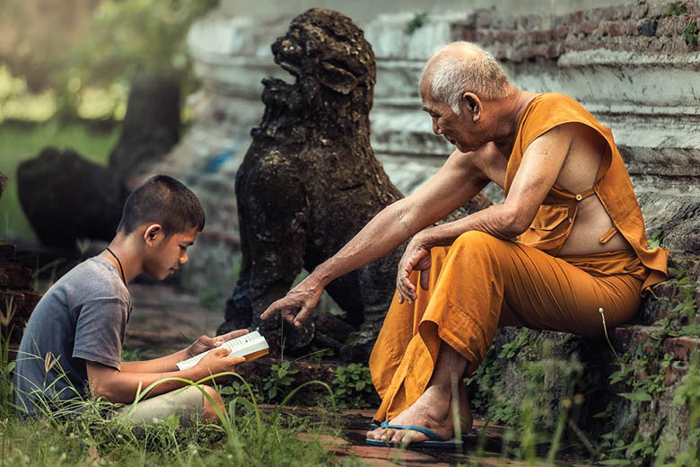 דברו עם נזיר בתאילנד